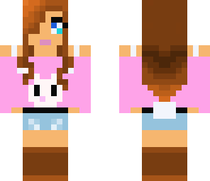 pink bunny girl