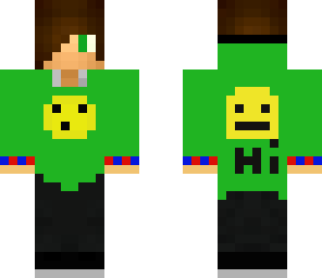its that guys skin 