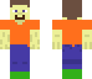 orange t-shirt steve