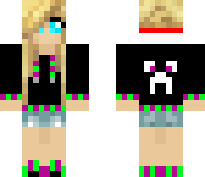 cute black creeper