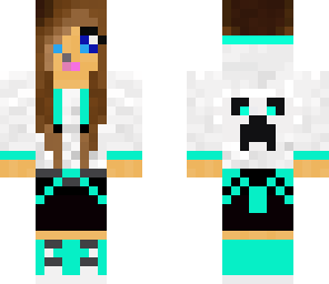 girl blue creeper