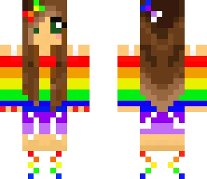 rainbow girl