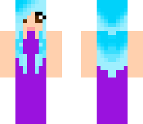 blue hair girl