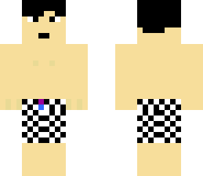 checker swim trunks