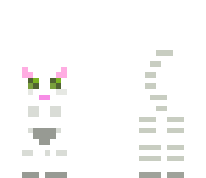 white kittycat