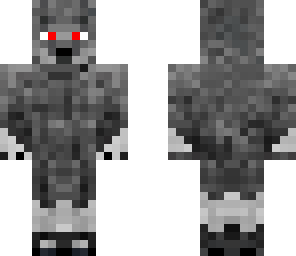 minecraft cool wolf skin