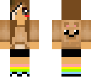girl with bear sweatshirt