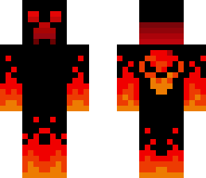 cool fire skull creeper