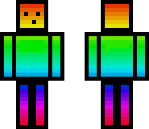 rainbow cape | Minecraft Skins