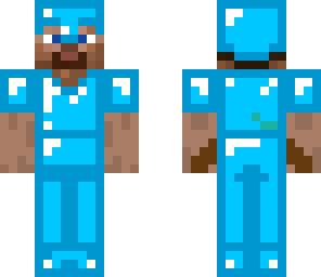 steve with diamond armour