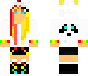 cute rainbow panda girl