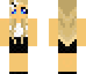 white and black dress edit