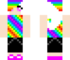 rainbow girl