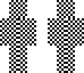 checkered