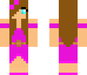hot pink dress girl