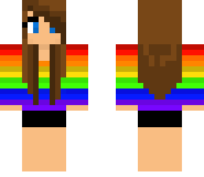 rainbow girl