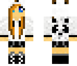 white panda girl