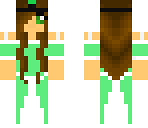 green princess girl edited