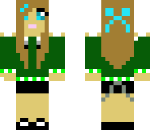 modified green shirt girl