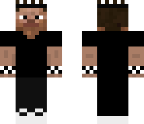 black and white king