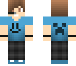 man with creeper and smily 