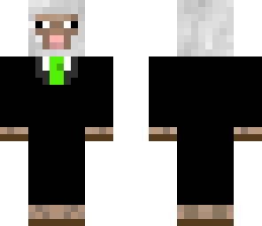 green tie sheep