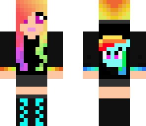 rainbow girl