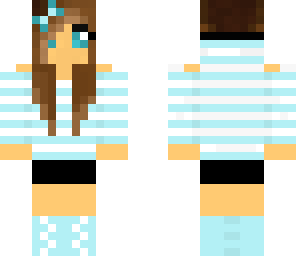 cute blue girl