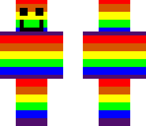 smiley rainbow man