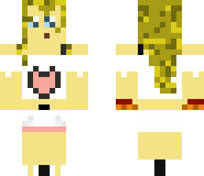 blonde girl white