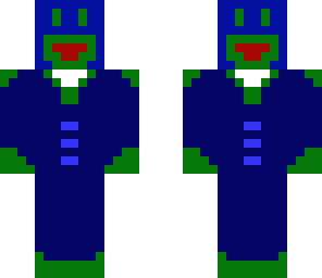 blue man
