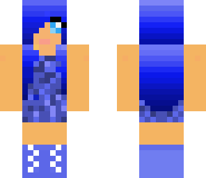 blue girl