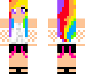 rainbow hair