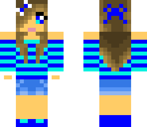 cute blue girl