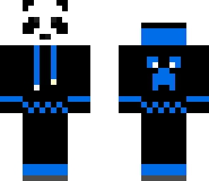 panda chaqueta azul