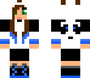 fixed panda hoddie girl