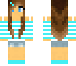 cute blue girl