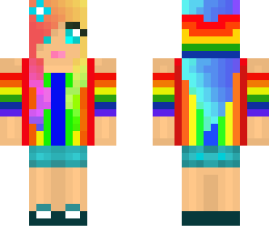rainbow girl