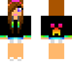 rainbow creeper girl