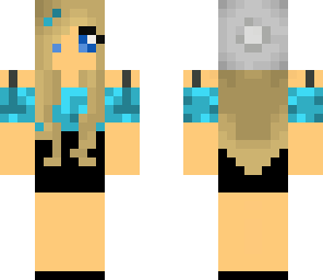 cute blue girl