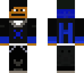 blue jacket