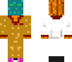 crazy slender pumpkin tuxedo white and orange guy