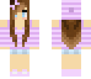 cute purple girl