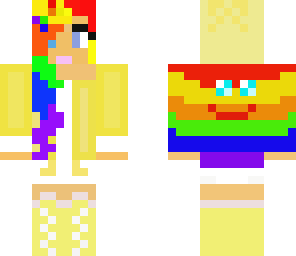 rainbow girl