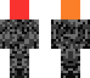 camo body with rubik's cube head