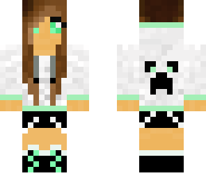 green-minty creeper girl