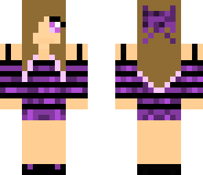 purple hot girl