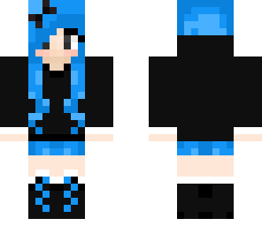 pretty blue girl