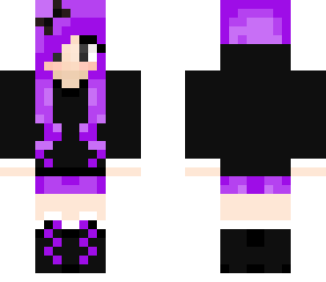 pretty purple girl