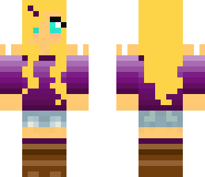 purple girl